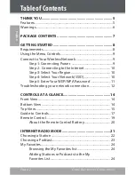 Preview for 2 page of Coby IR850 - Wireless Internet Radio System Instruction Manual