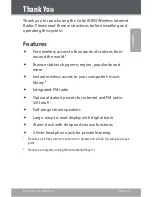 Preview for 5 page of Coby IR850 - Wireless Internet Radio System Instruction Manual