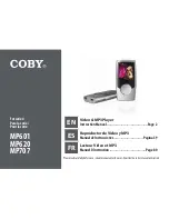 Предварительный просмотр 1 страницы Coby MP-620 4GB Instruction Manual