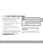 Предварительный просмотр 25 страницы Coby MP-620 4GB Instruction Manual