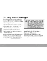 Предварительный просмотр 106 страницы Coby MP-620 4GB Instruction Manual