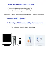 Preview for 6 page of Coby MP-C7082 - 1 GB Digital Player Setup Manual