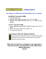 Preview for 10 page of Coby MP-C7085 - 1 GB Digital Player Setup Manual