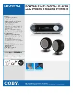 Coby MP-C82714 Brochure предпросмотр