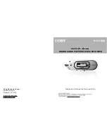 Coby MP-C858 - 512 MB Digital Player User Manual preview