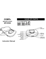 Предварительный просмотр 1 страницы Coby MP-CD500 Instruction Manual