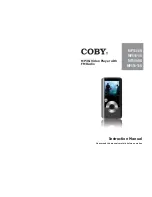 Preview for 1 page of Coby MP556-16G Instruction Manual