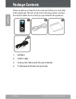 Preview for 4 page of Coby MP600-1G Instruction Manual