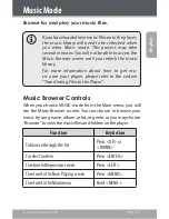 Preview for 11 page of Coby MP600-1G Instruction Manual