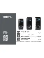 Coby MP601 Series Instruction Manual предпросмотр