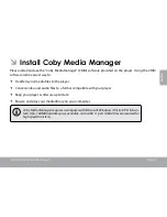 Preview for 9 page of Coby MP820 Quick Start Manual