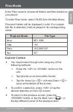 Предварительный просмотр 31 страницы Coby MP822-16G Instruction Manual