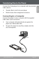 Предварительный просмотр 39 страницы Coby MP822-16G Instruction Manual