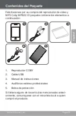 Предварительный просмотр 59 страницы Coby MP822-16G Instruction Manual