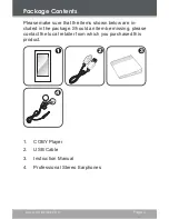 Предварительный просмотр 5 страницы Coby MP826 Instruction Manual