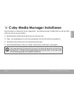 Предварительный просмотр 11 страницы Coby MP827 Quick Start Manual