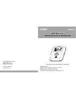 Предварительный просмотр 1 страницы Coby MPC651 - 512 MB Digital Player User Manual