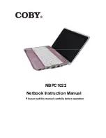 Coby NBPC1022 Instruction Manual preview