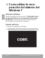 Preview for 8 page of Coby NBPC1023 Recovery Manual