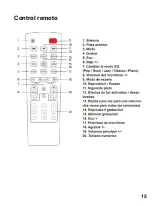 Предварительный просмотр 15 страницы Coby Party Blaze CPA910 Instruction Manual