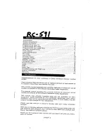 Preview for 1 page of Coby RC-591 User Manual