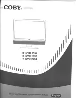 Coby TF-DVD 1594 User Manual preview