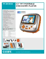 Preview for 1 page of Coby TF-DVD450 Specifications