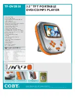 Preview for 1 page of Coby TF-DVD550 Specifications