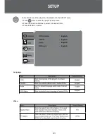 Предварительный просмотр 21 страницы Coby TF-DVD7009 Instruction Manual