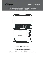 Предварительный просмотр 1 страницы Coby TF-DVD7309 Instruction Manual