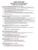 Coby TF-TV1700 Troubleshooting preview