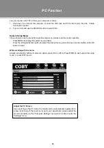 Preview for 21 page of Coby TFDVD1595 Instruction Manual