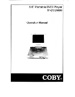 Coby TFDVD5600 - DVD Player - 5.6 Operation Manual предпросмотр