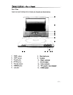 Предварительный просмотр 7 страницы Coby TFDVD5600 - DVD Player - 5.6 Operation Manual