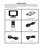 Предварительный просмотр 4 страницы Coby TFTV1703 - 17" LCD TV User Manual