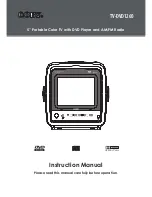 Coby TV-DVD1260 Instruction Manual preview