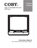 Coby TV-DVD1390 Instruction Manual preview