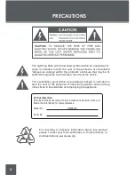 Preview for 2 page of Coby V-ZON PMP4320 Instruction Manual