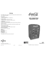 Coca-Cola KBC22 Owner'S Manual preview