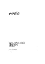 Preview for 84 page of Coca-Cola MBF20 Operating Manual