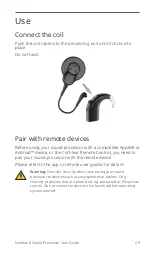 Preview for 31 page of Cochlear CP1110 User Manual