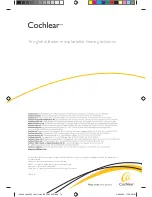 Предварительный просмотр 76 страницы Cochlear Freedom Hybrid User Manual