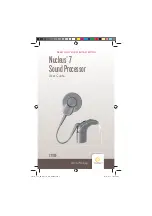 Cochlear Nucleus 7 CP1000 User Manual preview