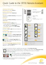 Cochlear Nucleus CR110 Quick Manual preview