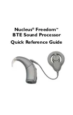 Preview for 1 page of Cochlear Nucleus Freedom Quick Reference Manual