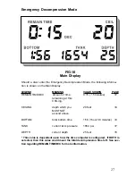 Preview for 27 page of Cochran Nemesis IIa NITROX User Manual