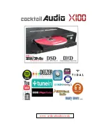 Cocktail Audio Pro X100 Manual предпросмотр