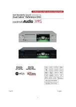 Preview for 1 page of CocktailAudio X45 Manual