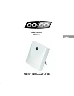 CoCo AEX-701 User Manual preview