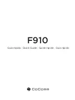 Preview for 1 page of CoComm F910 Quick Manual